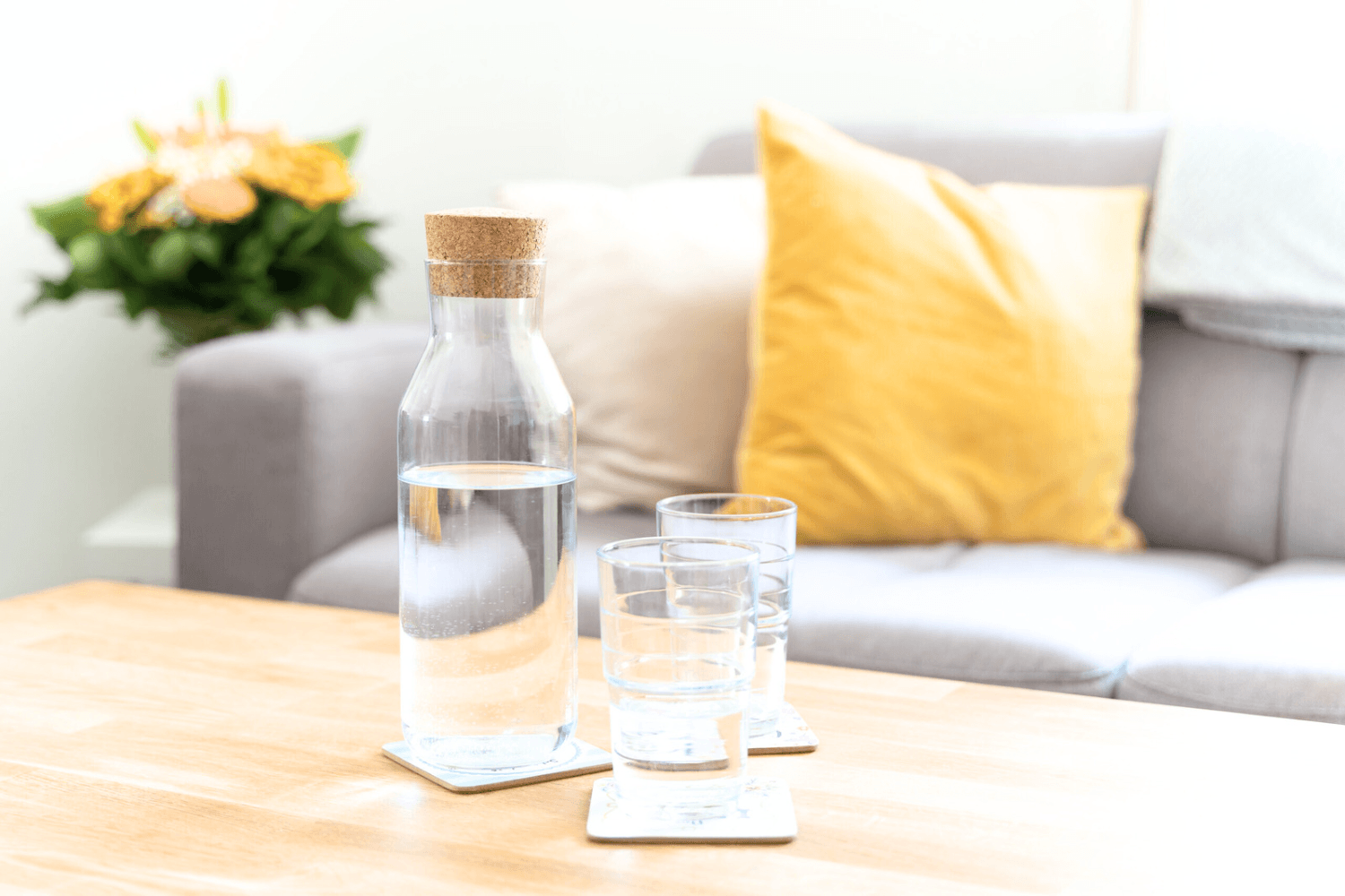 Ein moderner einladender Raum der Gemeinschaftspraxis "Platz für dich" in Graz